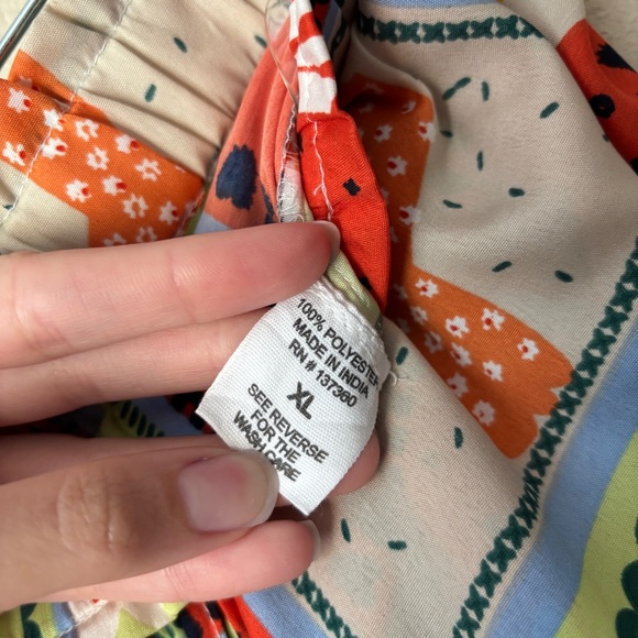 Live 4 Truth XL Novelty Tropical Bird Print Pull On Wide Leg Pants - Picture 9 of 11